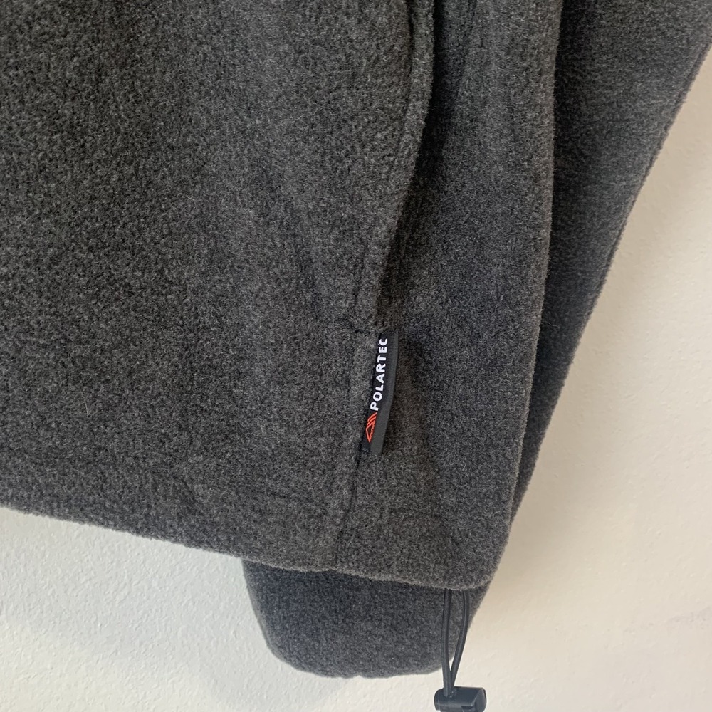 Woolrich Mens 2XL Jacket Full Zip Gray Fleece Drawcord Hem - Picture 3 of 9